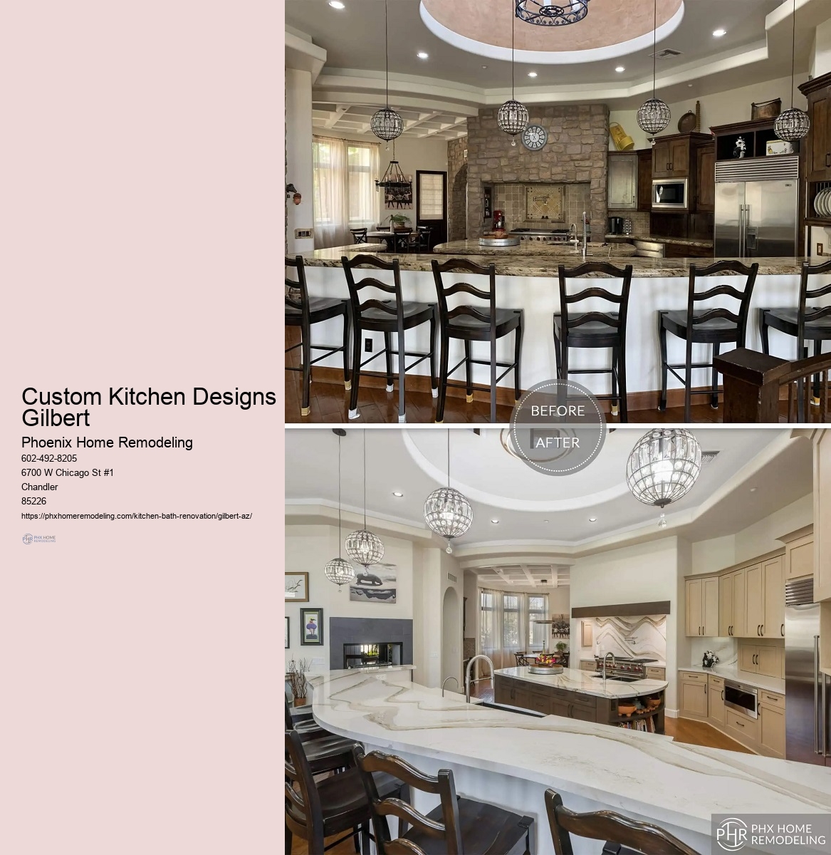 Custom Kitchen and Bath Transformation Consultation and Design Design Gilbert